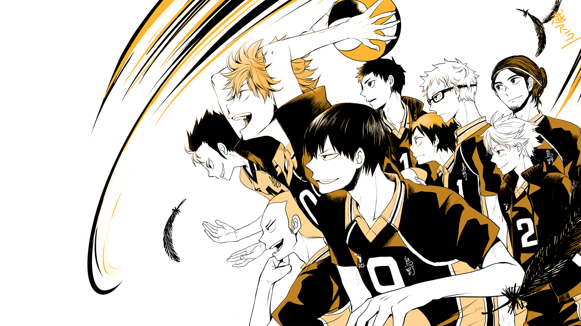 Haikyuu!! Team Karasuno Wallpaper in HD