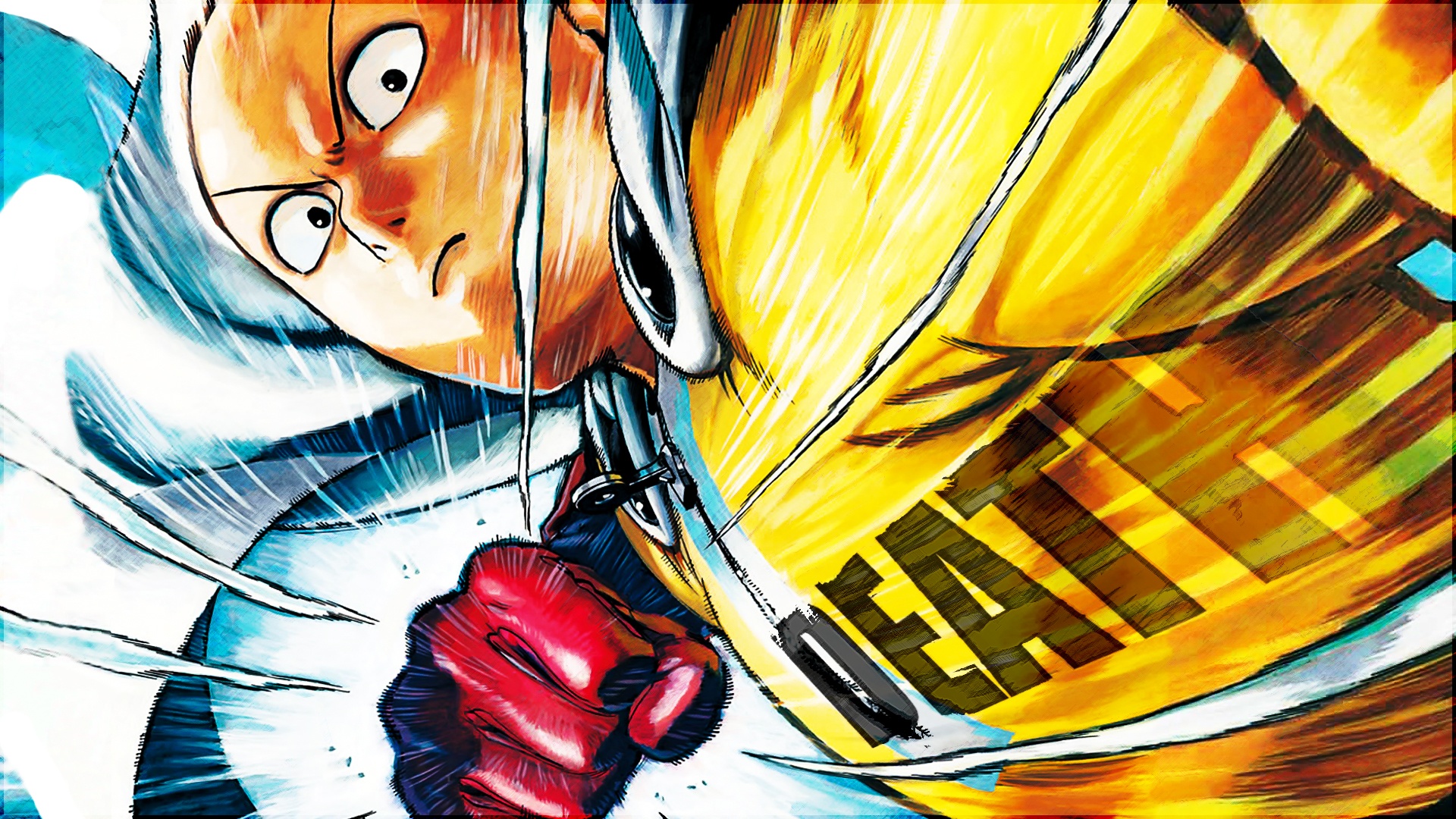 One Punch Man - Saitama Punch - HD Wallpaper - Best Anime Shows #10