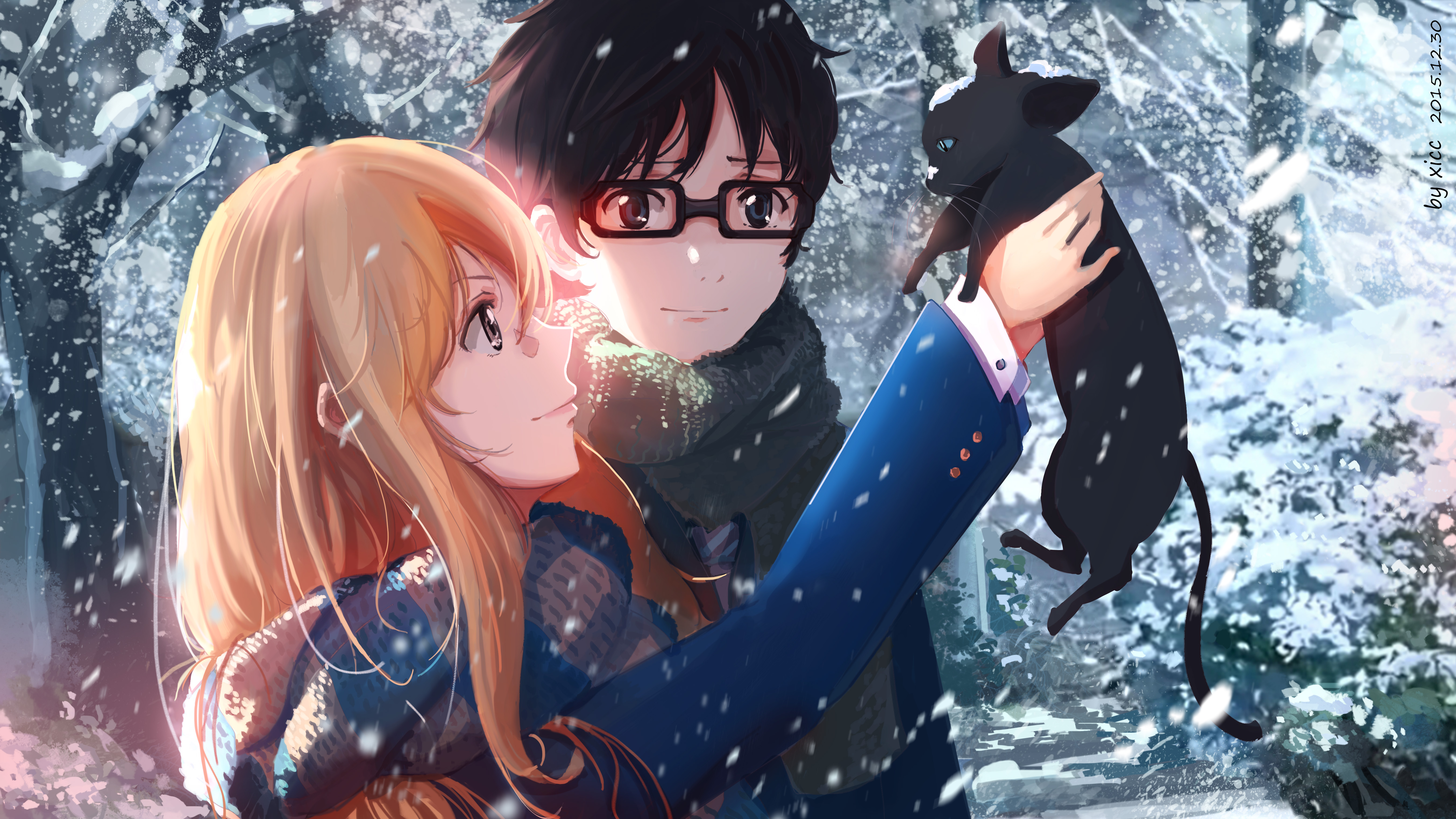 Your Lie in April - Sad Romance Anime - 4K Wallpaper